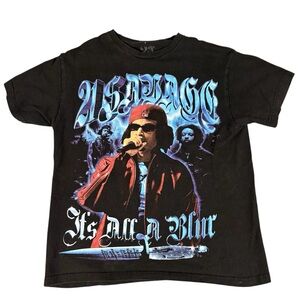 21 Savage Drake It's All A Blur 2023 Official Concert Tour Black T-Shirt Medium